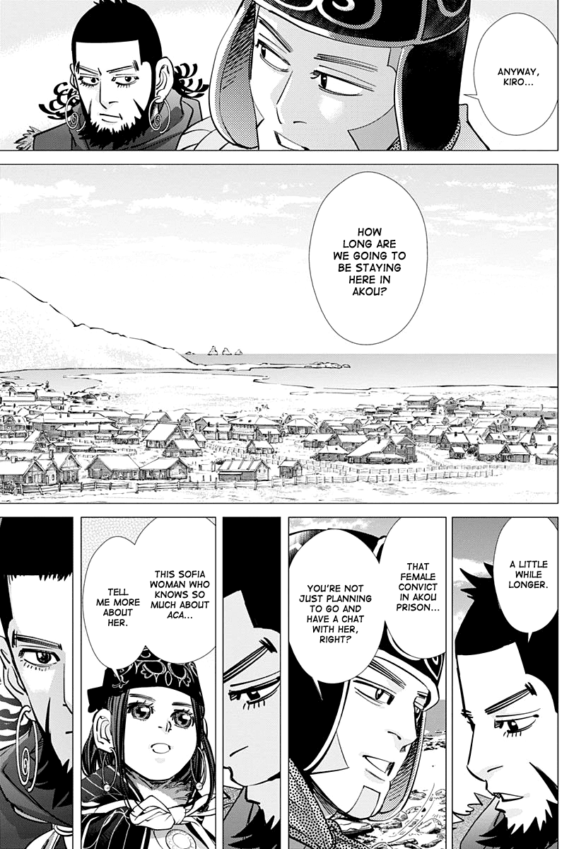 Golden Kamui Chapter 170 page 7 - Chapter 170: The Female Convict at Akou Prison