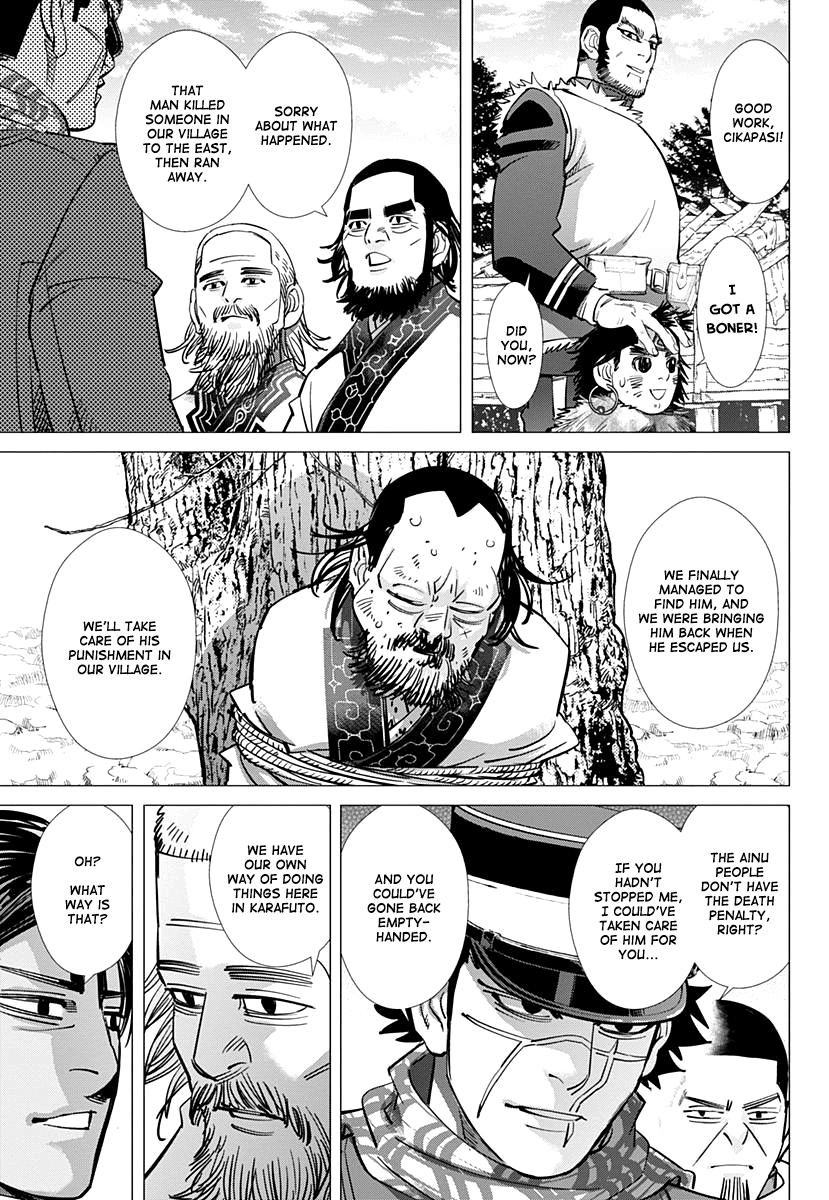 Golden Kamui Chapter 171 page 11 - Chapter 171: Karafuto Ainu Punishment