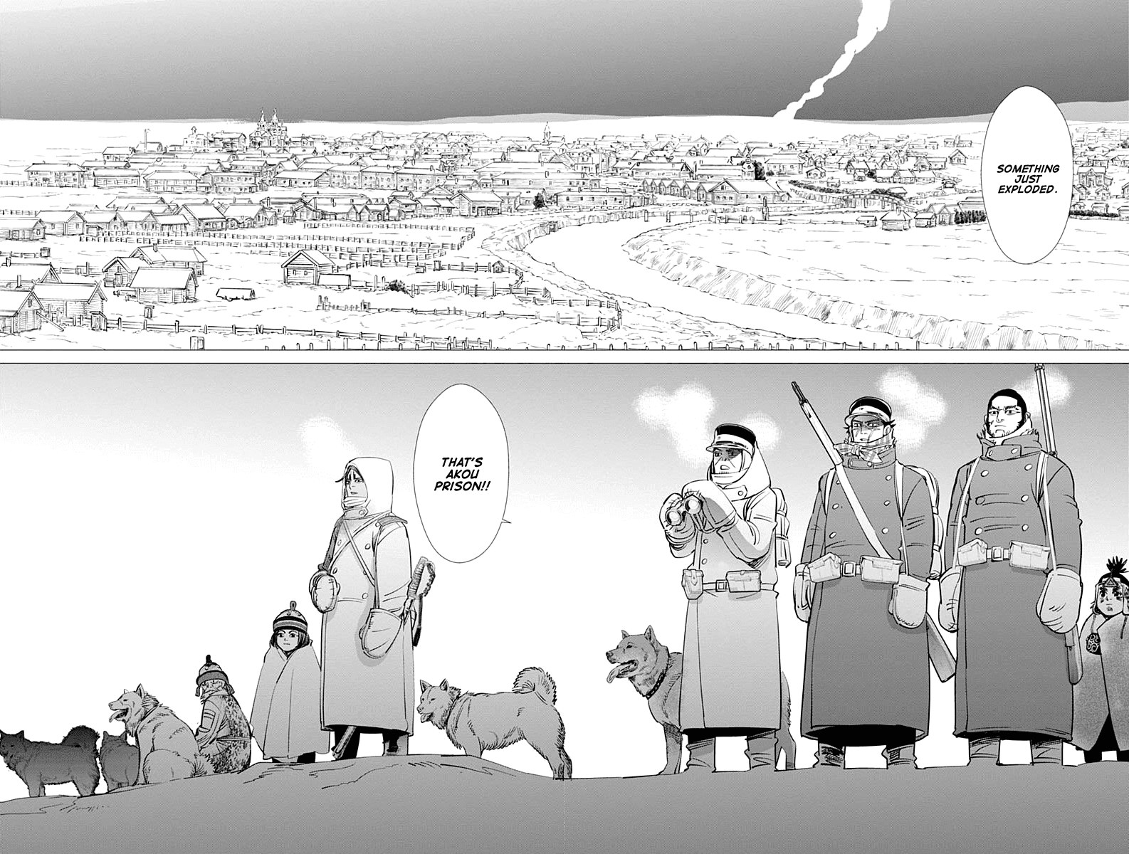 Golden Kamui Chapter 180 page 10 - Chapter 180: Akou Prison Break