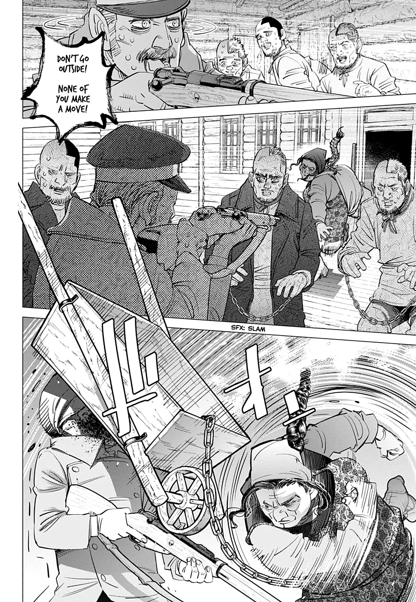 Golden Kamui Chapter 180 page 11 - Chapter 180: Akou Prison Break