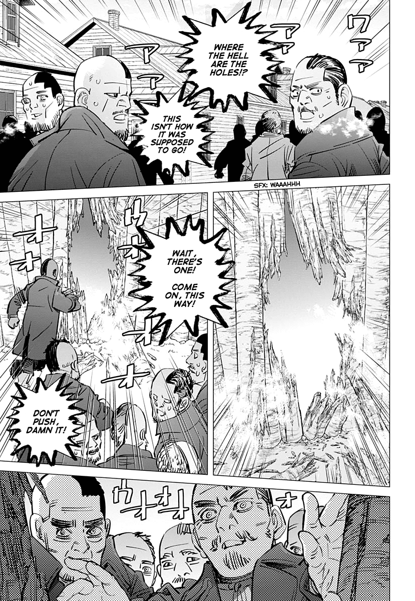 Golden Kamui Chapter 180 page 14 - Chapter 180: Akou Prison Break