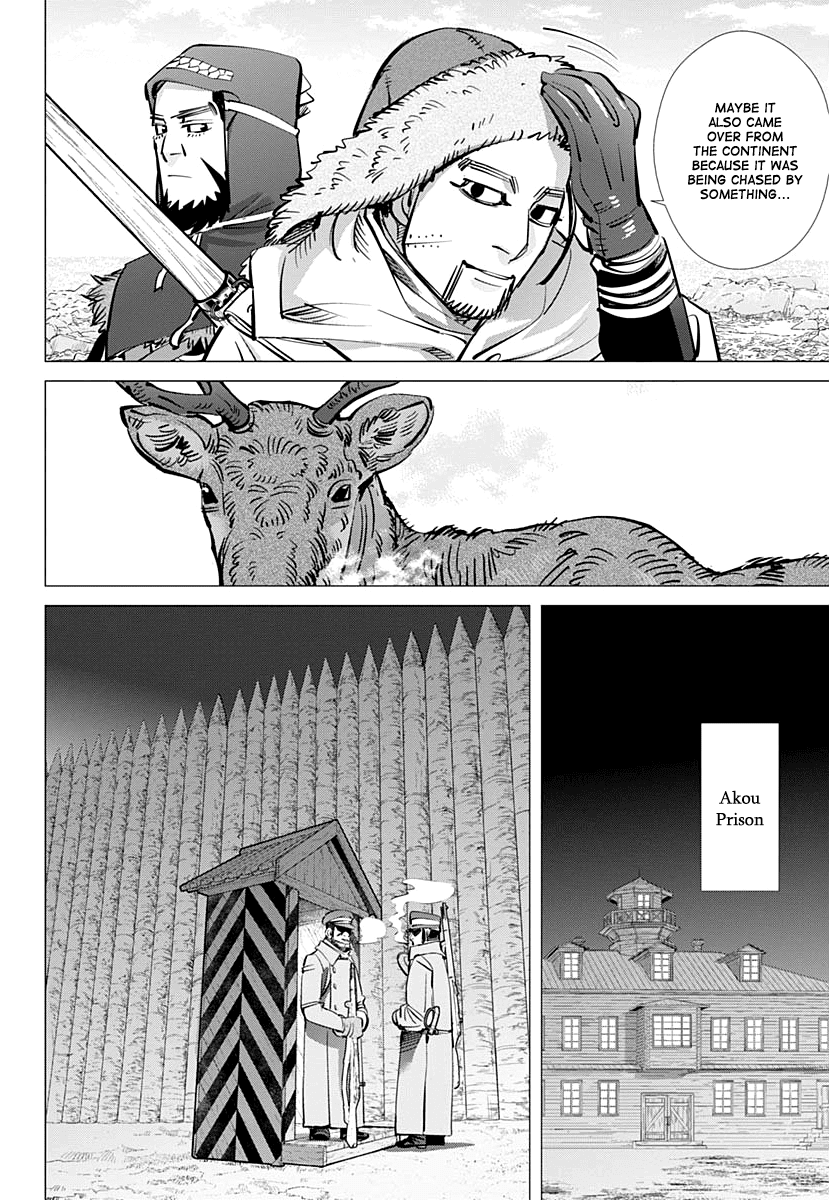 Golden Kamui Chapter 180 page 4 - Chapter 180: Akou Prison Break