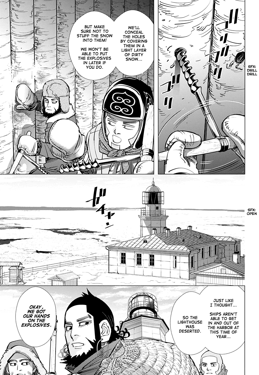 Golden Kamui Chapter 180 page 5 - Chapter 180: Akou Prison Break