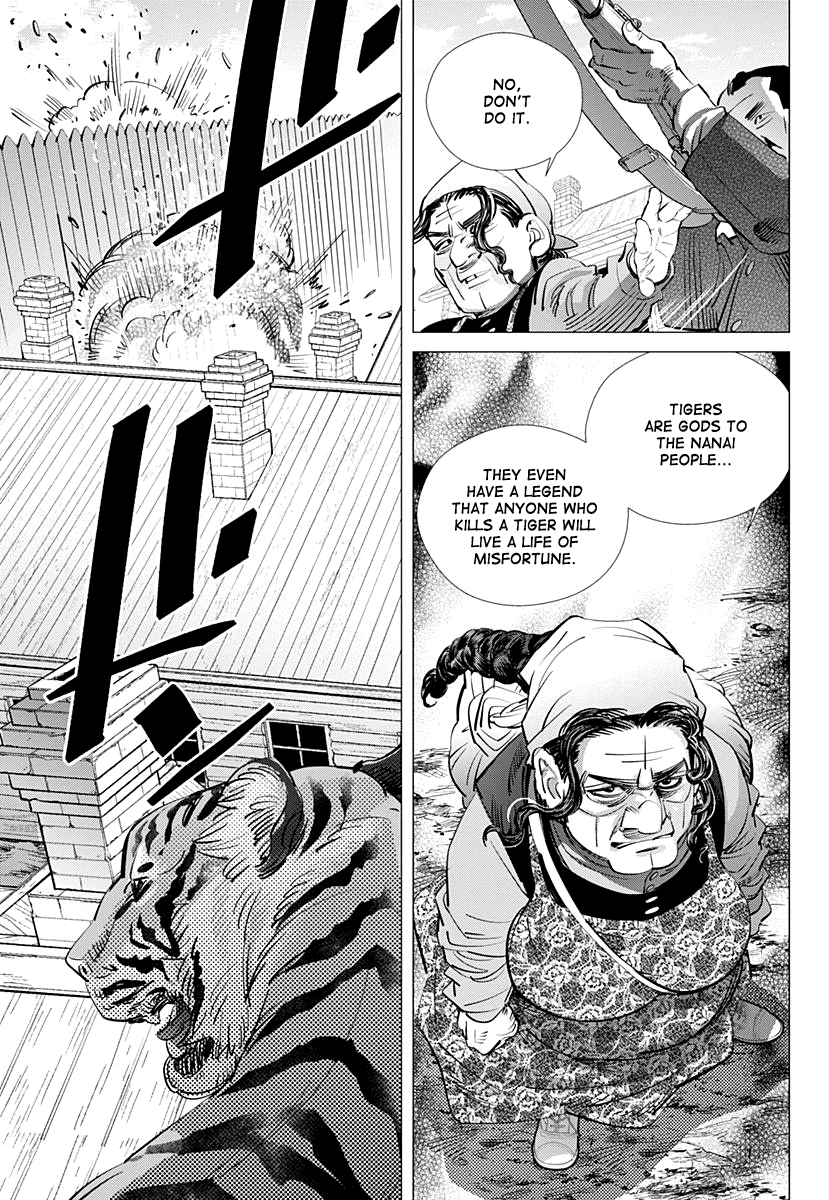 Golden Kamui Chapter 181 page 11 - Chapter 181: Amur Tiger
