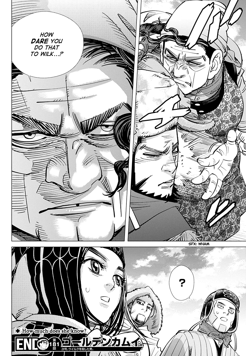 Golden Kamui Chapter 181 page 18 - Chapter 181: Amur Tiger