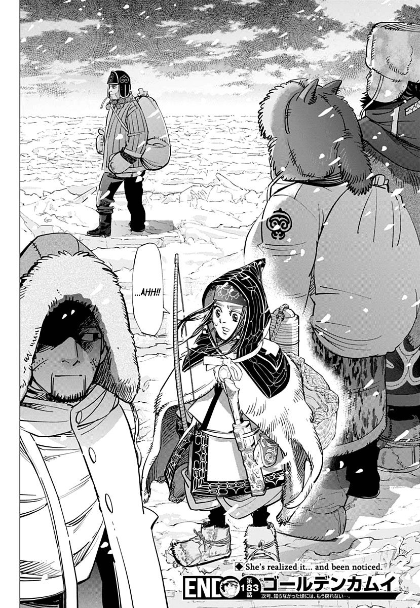Golden Kamui Chapter 183 page 17 - Chapter 183: To Catch Up to the Wolves