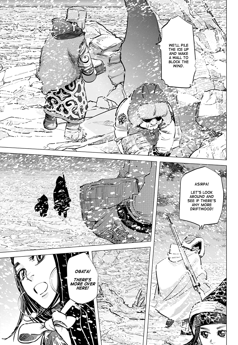 Golden Kamui Chapter 184 page 11 - Chapter 184: Field of Drift Ice