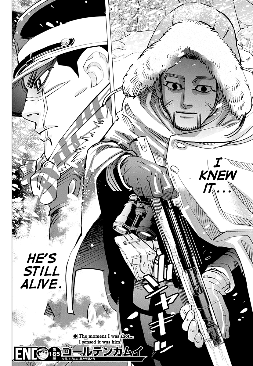 Golden Kamui Chapter 185 page 18 - Chapter 185: Reunion