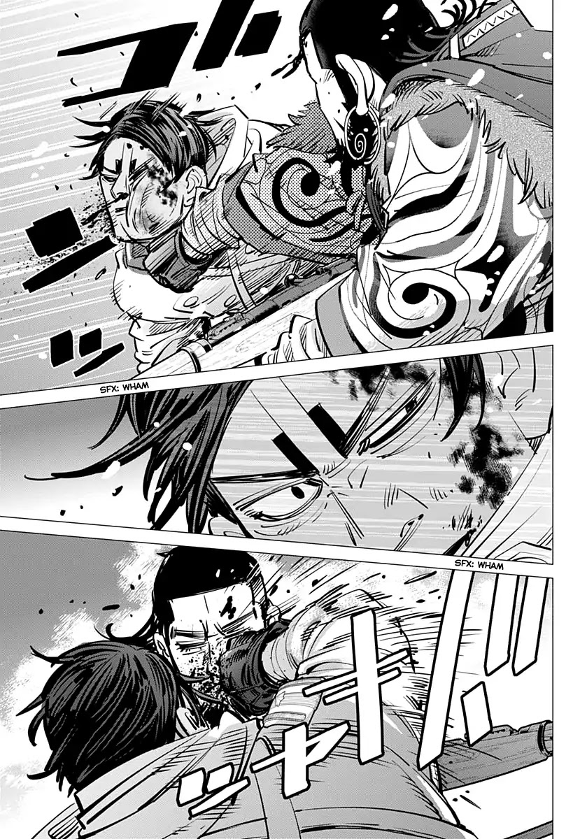 Golden Kamui Chapter 189 page 15 - Chapter 189: Trail of Blood
