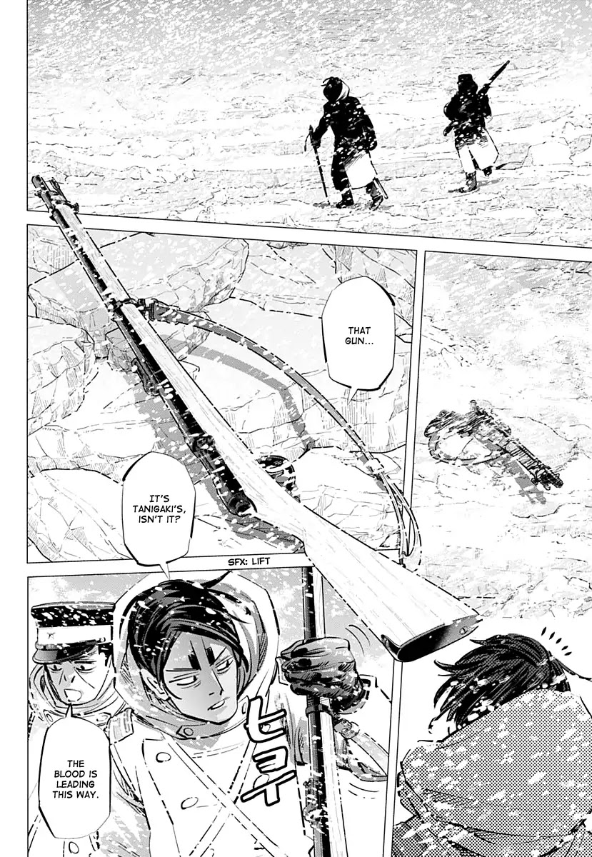 Golden Kamui Chapter 189 page 4 - Chapter 189: Trail of Blood
