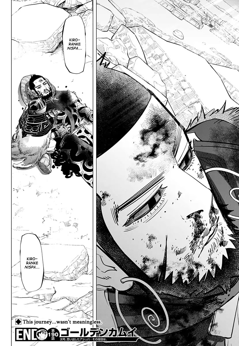 Golden Kamui Chapter 190 page 18 - Chapter 190: For Tomorrow's Sake