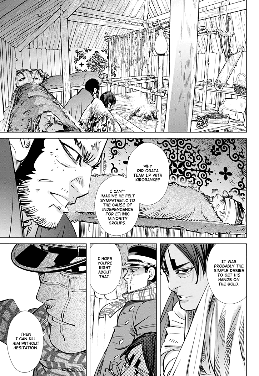 Golden Kamui Chapter 192 page 11 - Chapter 192: Contract Renewed