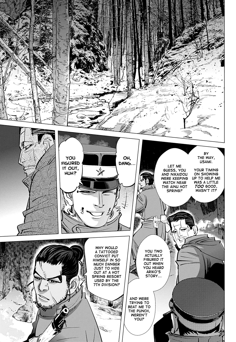 Golden Kamui Chapter 194 page 13 - Chapter 194: The Smell of Sulfur