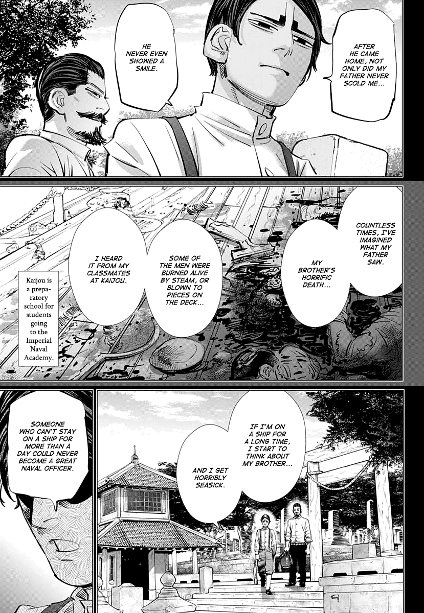 Golden Kamui Chapter 198 page 3 - Chapter 198: Otonoshin's Tricycle