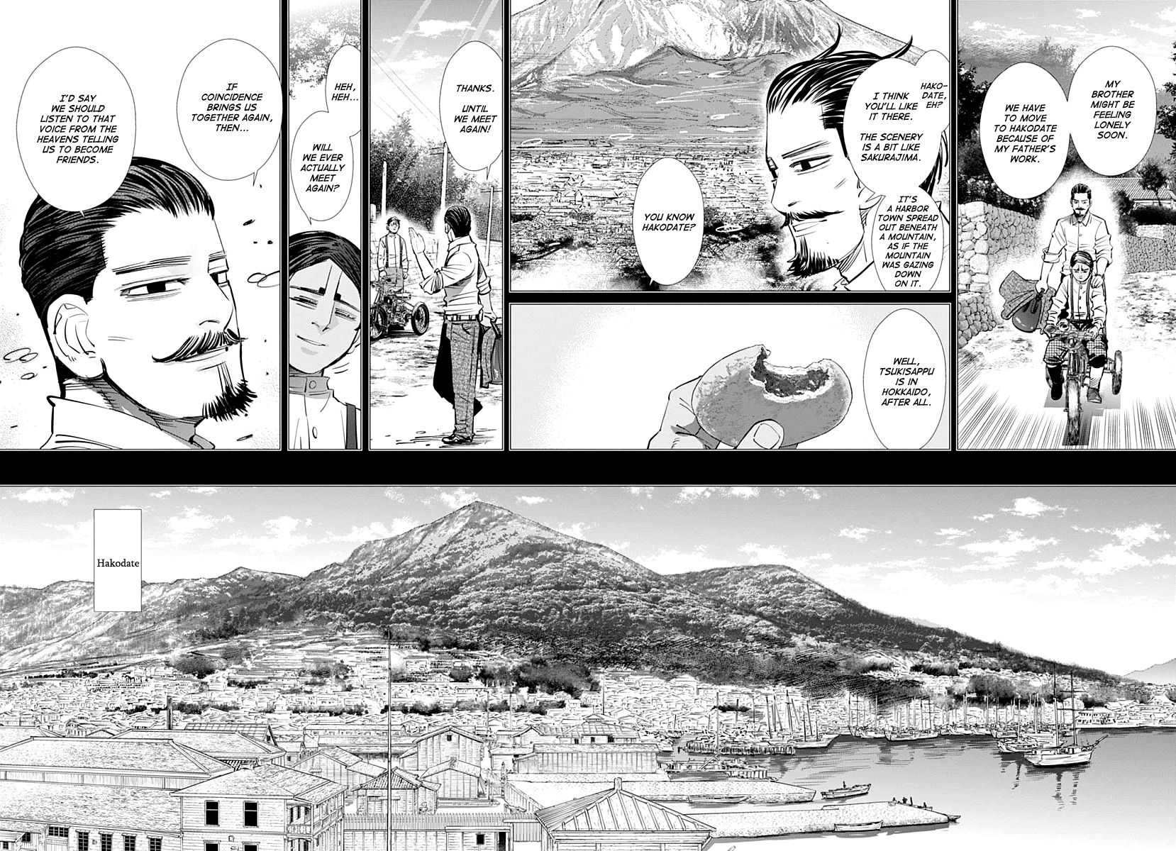 Golden Kamui Chapter 198 page 4 - Chapter 198: Otonoshin's Tricycle