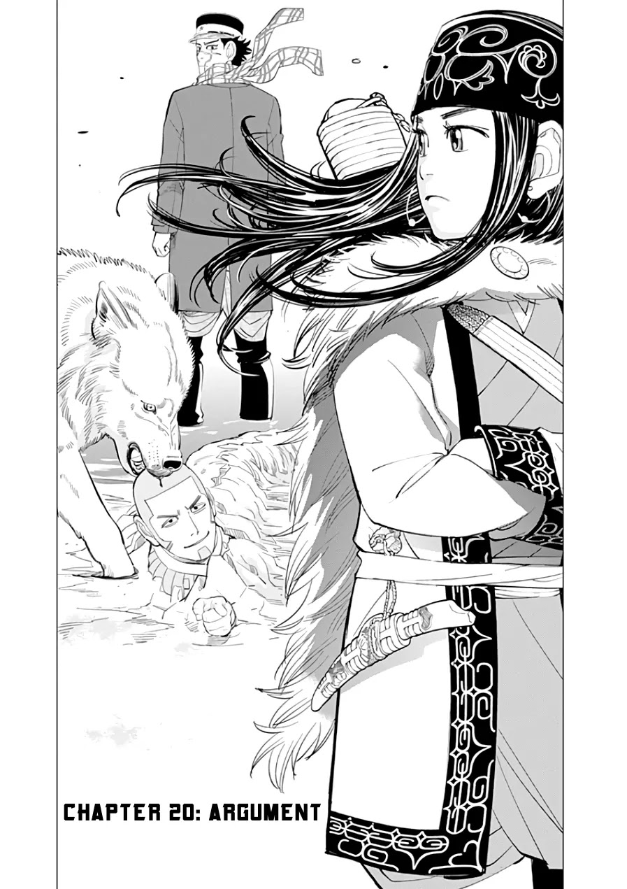 Golden Kamui Chapter 20 page 1 - Chapter 20: Argument