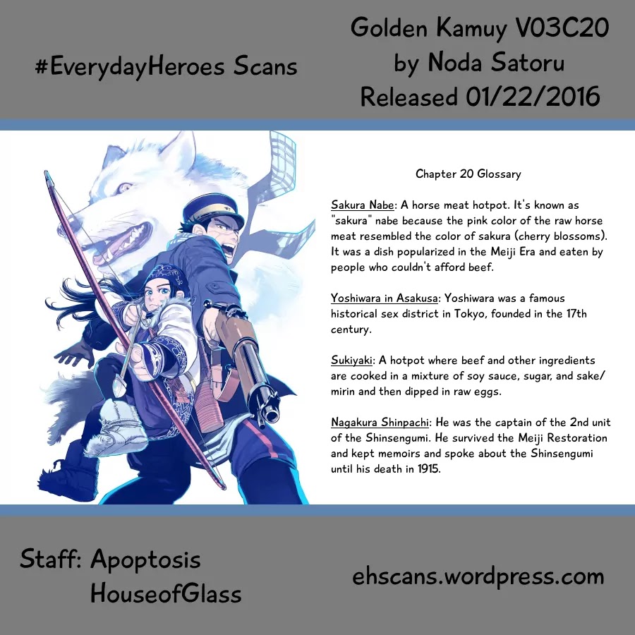 Golden Kamui Chapter 20 page 19 - Chapter 20: Argument
