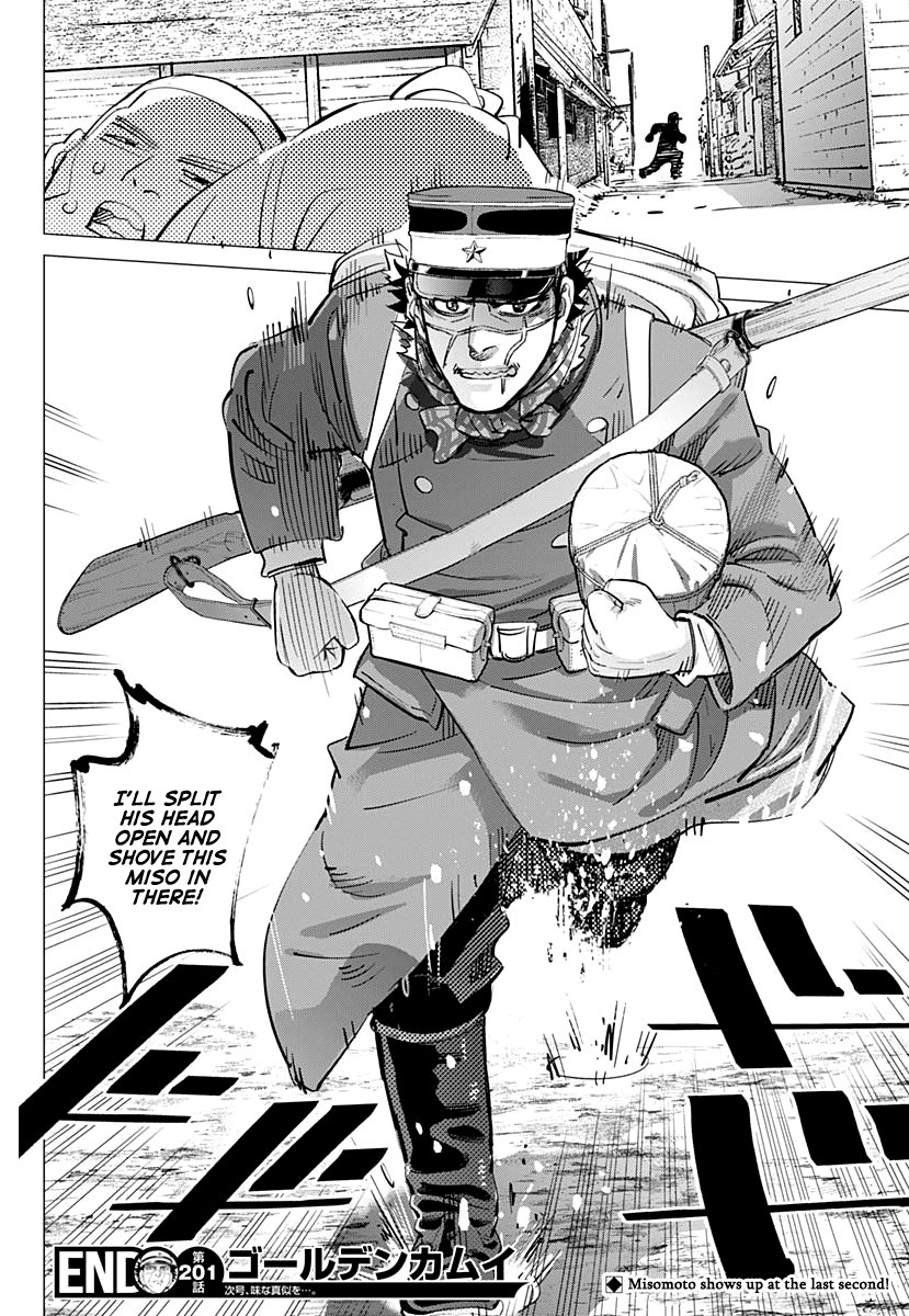 Golden Kamui Chapter 201 page 17 - Chapter 201: Bye-Bye, Russia!