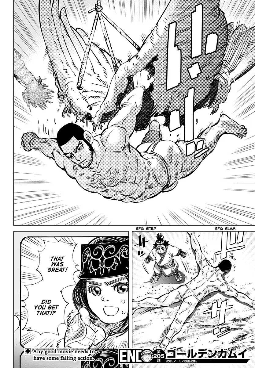 Golden Kamui Chapter 205 page 19 - Chapter 205: Cinematograph