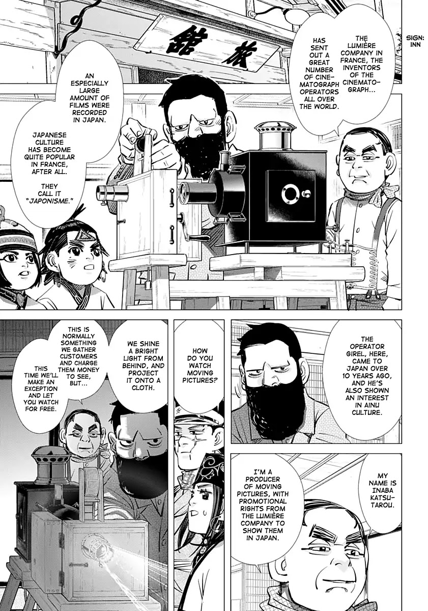 Golden Kamui Chapter 205 page 4 - Chapter 205: Cinematograph