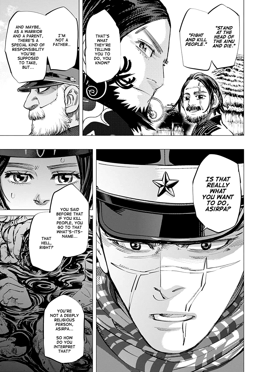 Golden Kamui Chapter 206 page 16 - Chapter 206: The Distance Between the Two of Them