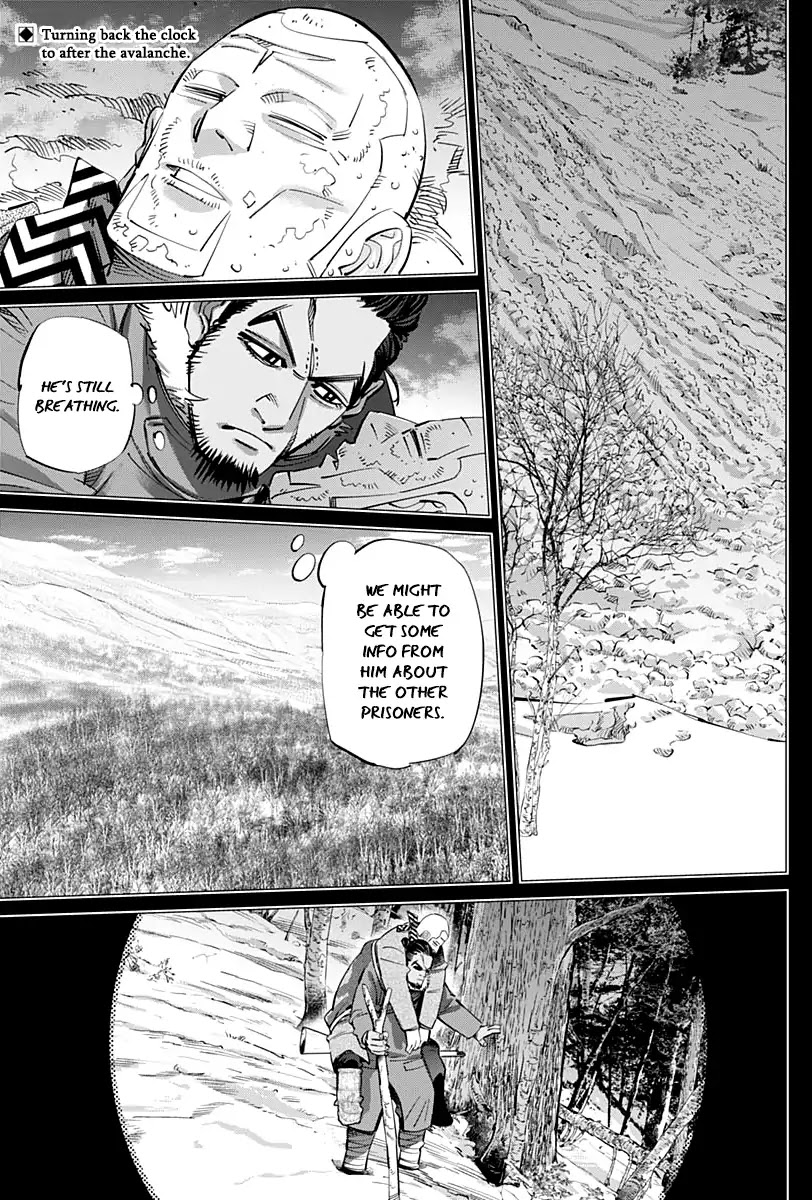 Golden Kamui Chapter 208 page 1 - Chapter 208: A Grey That is Almost Indistinguishable From Black