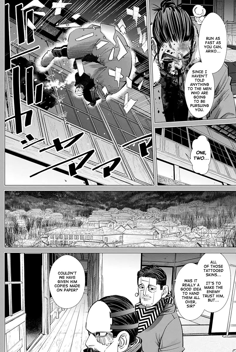 Golden Kamui Chapter 208 page 11 - Chapter 208: A Grey That is Almost Indistinguishable From Black