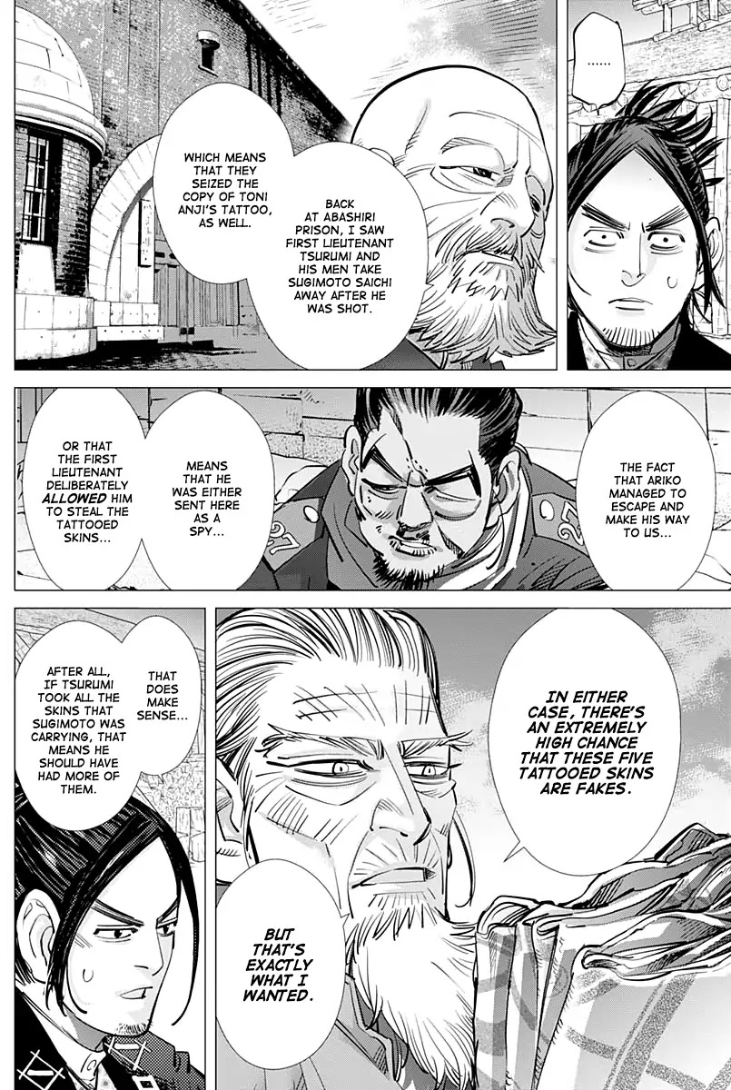 Golden Kamui Chapter 208 page 15 - Chapter 208: A Grey That is Almost Indistinguishable From Black