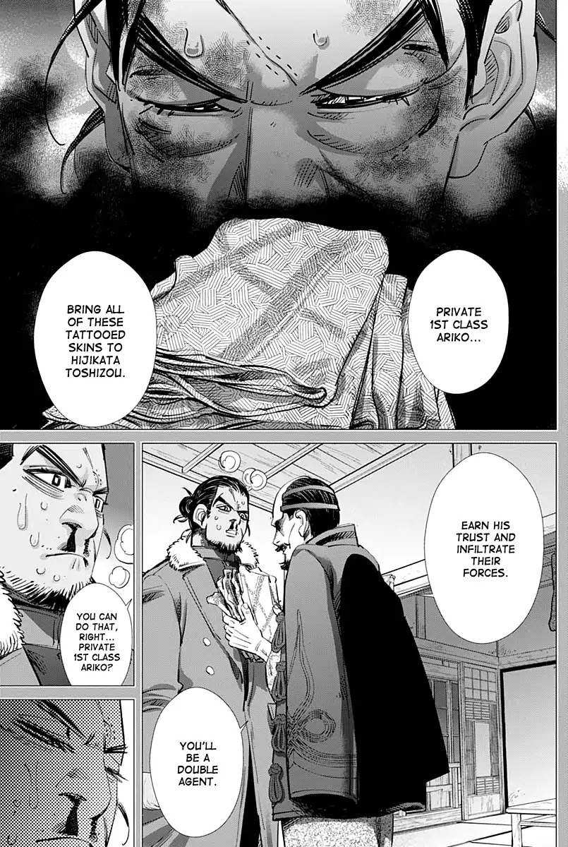 Golden Kamui Chapter 208 page 8 - Chapter 208: A Grey That is Almost Indistinguishable From Black