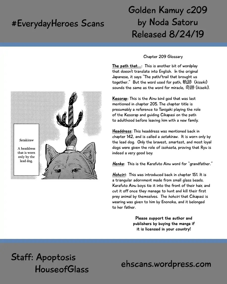 Golden Kamui Chapter 209 page 19 - Chapter 209: Kesorap