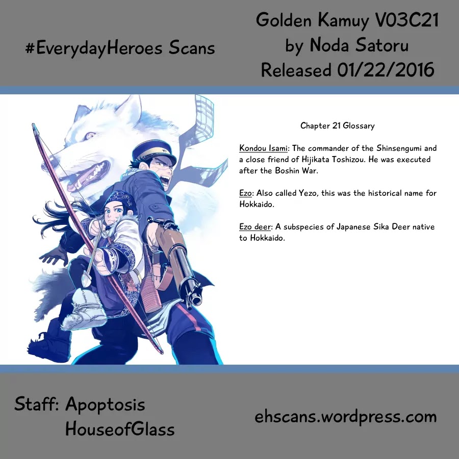 Golden Kamui Chapter 21 page 19 - Chapter 21: Ghost