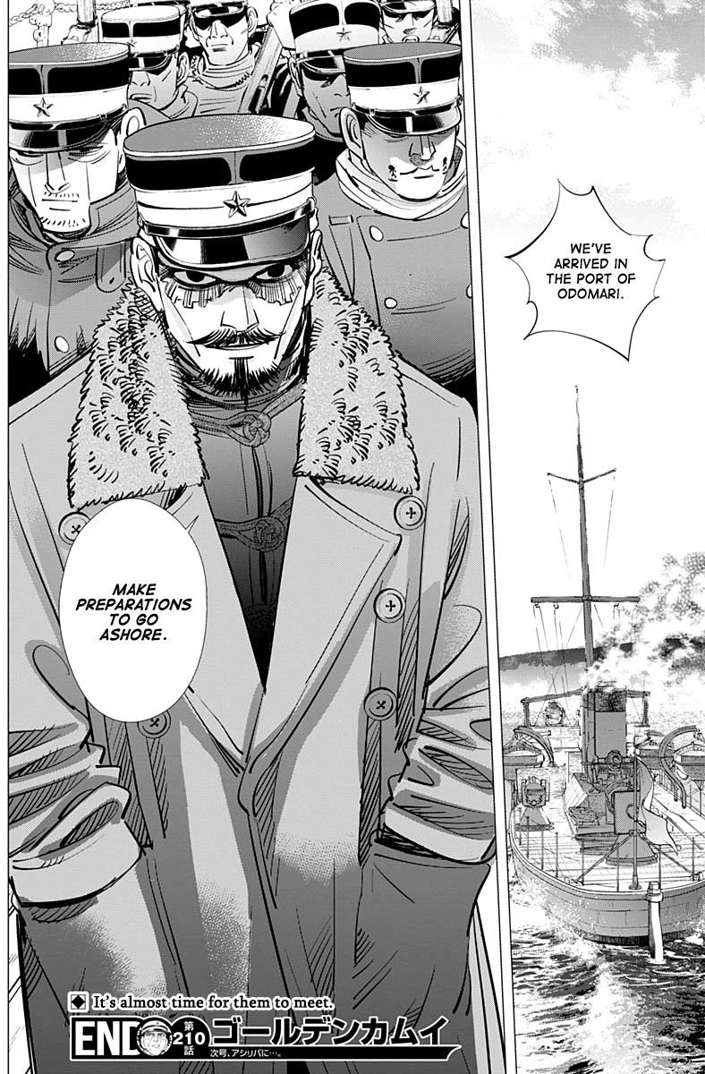 Golden Kamui Chapter 210 page 17 - Chapter 210: Sweet Lies
