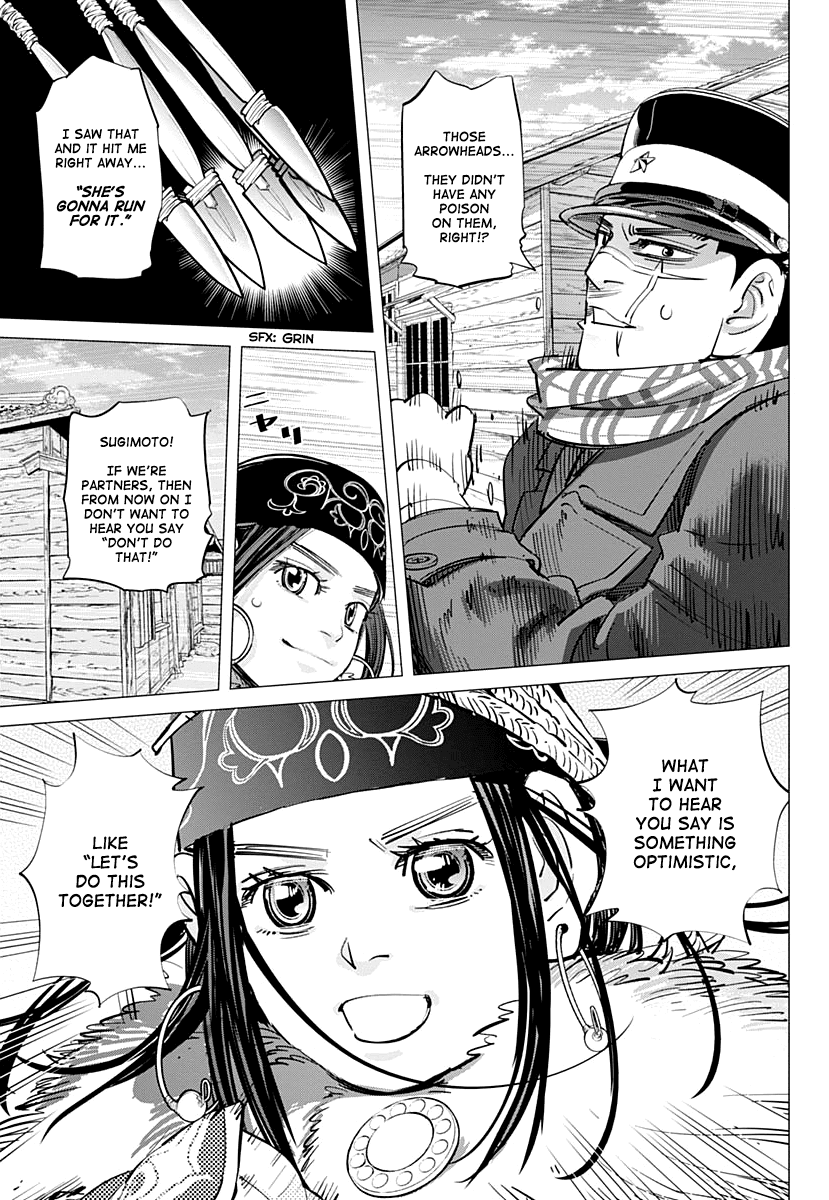 Golden Kamui Chapter 211 page 16 - Chapter 211: Furious Shiraishi