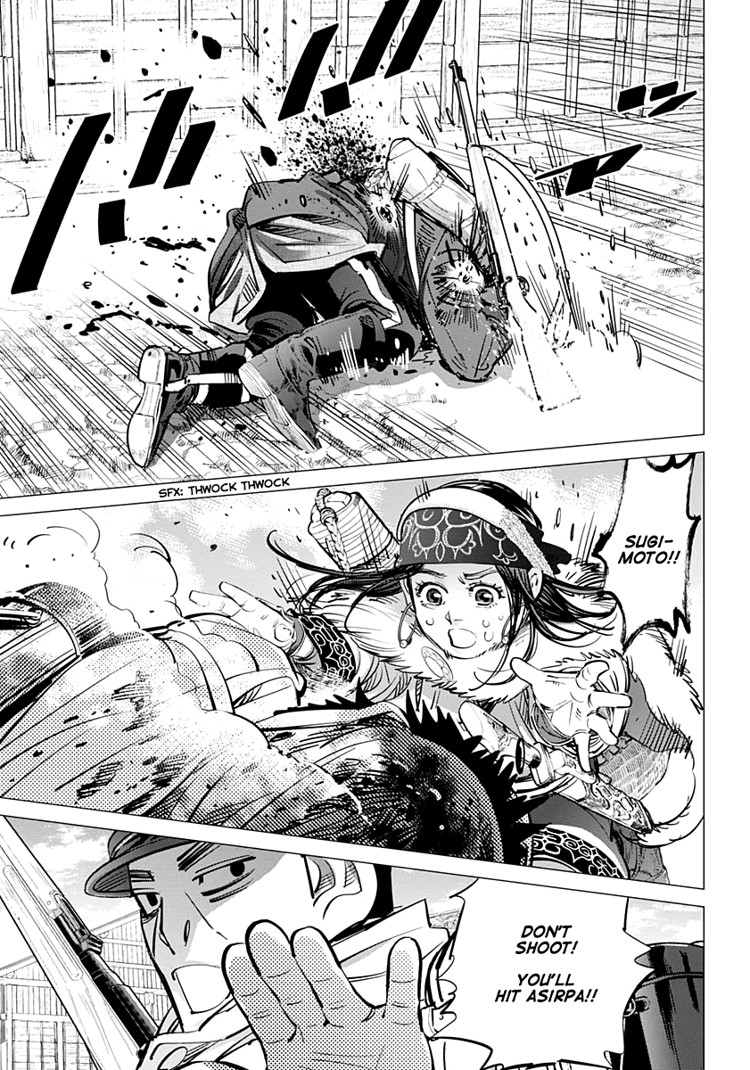 Golden Kamui Chapter 212 page 10 - Chapter 212: Raised Hackles