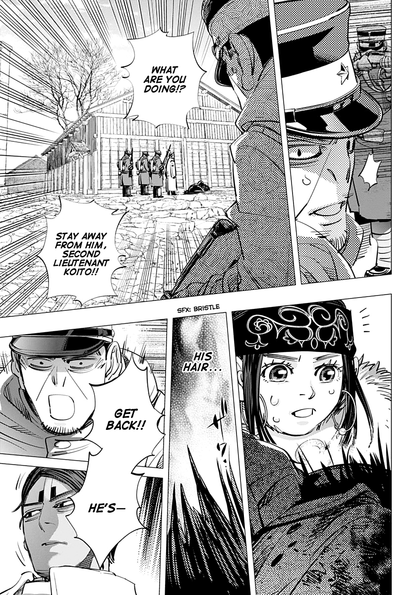 Golden Kamui Chapter 212 page 12 - Chapter 212: Raised Hackles