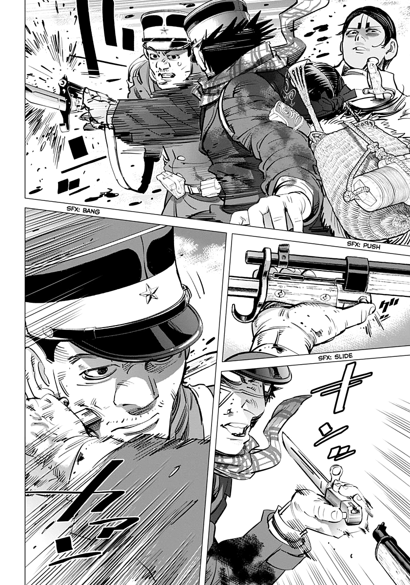 Golden Kamui Chapter 212 page 15 - Chapter 212: Raised Hackles