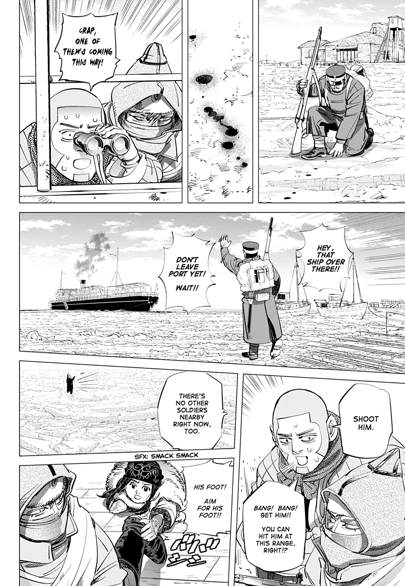 Golden Kamui Chapter 213 page 11 - Chapter 213: Escape from Karafuto