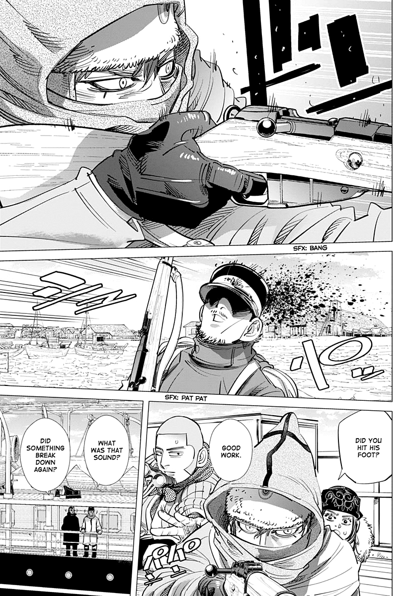 Golden Kamui Chapter 213 page 12 - Chapter 213: Escape from Karafuto