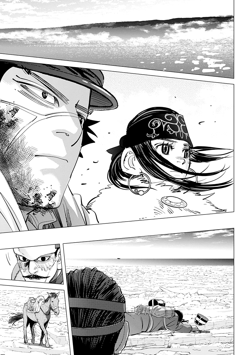 Golden Kamui Chapter 213 page 14 - Chapter 213: Escape from Karafuto