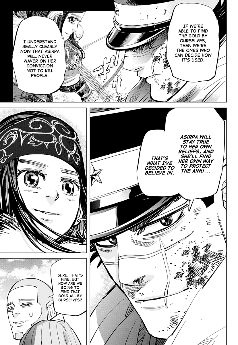 Golden Kamui Chapter 213 page 16 - Chapter 213: Escape from Karafuto