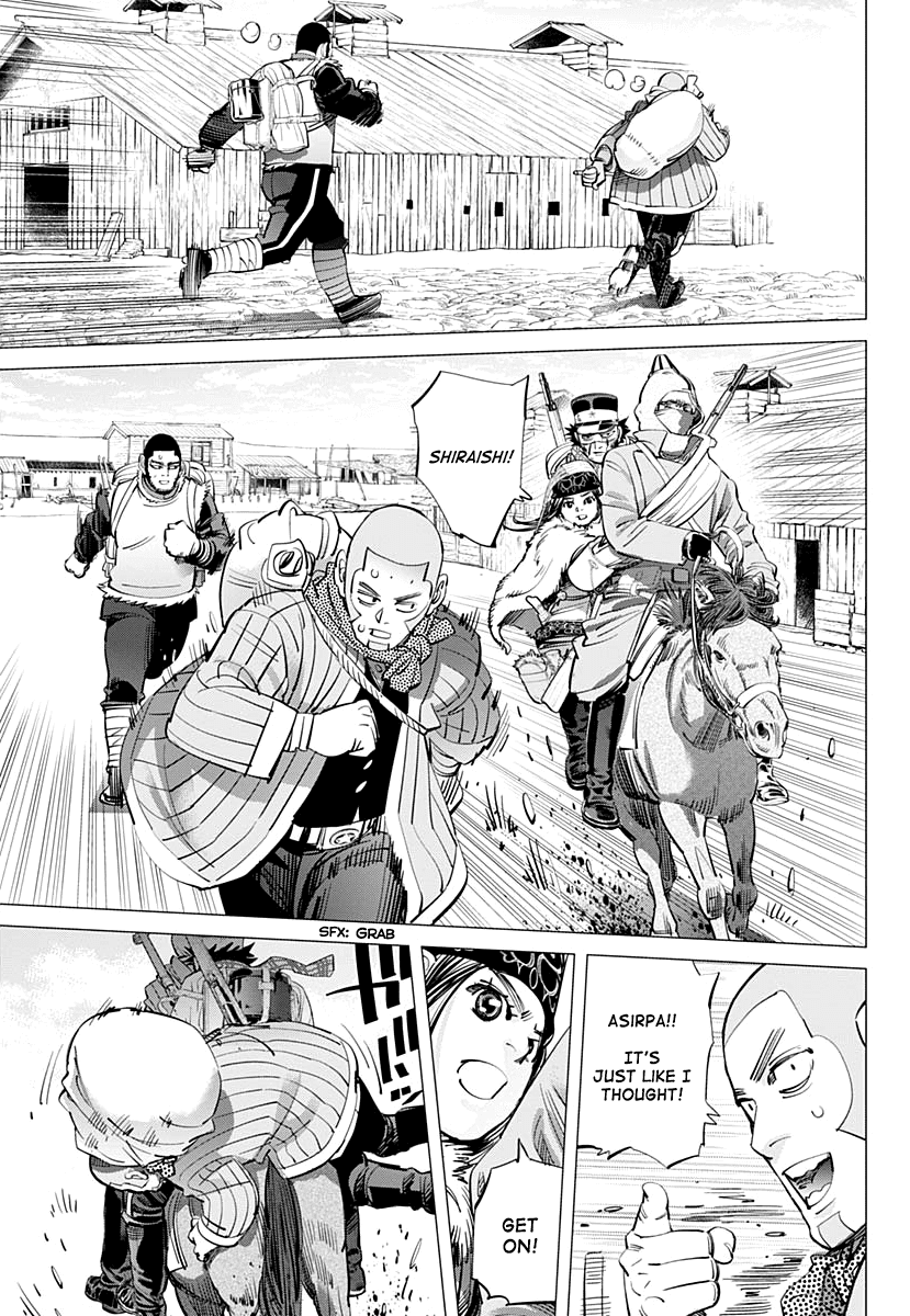 Golden Kamui Chapter 213 page 5 - Chapter 213: Escape from Karafuto