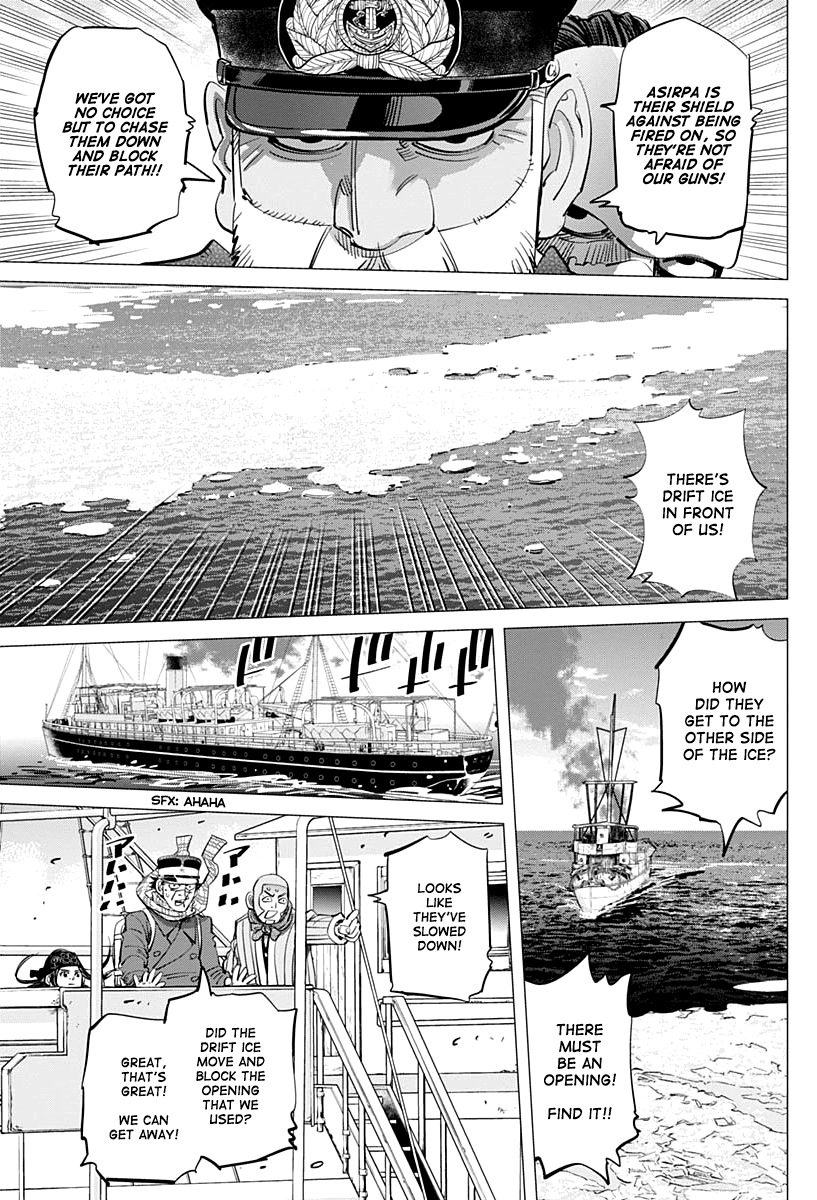 Golden Kamui Chapter 214 page 7 - Chapter 214: Ikazuchi-Class Destroyer vs. Karafuto Ferry