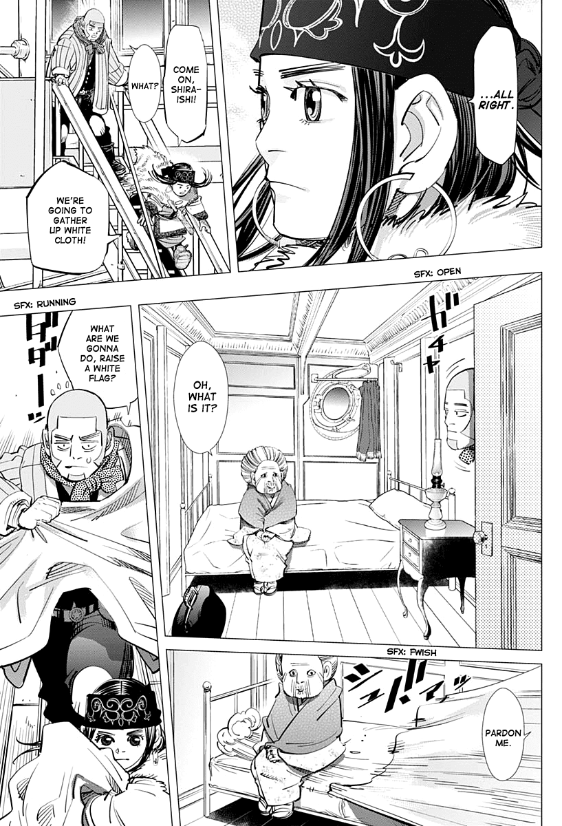 Golden Kamui Chapter 214 page 9 - Chapter 214: Ikazuchi-Class Destroyer vs. Karafuto Ferry