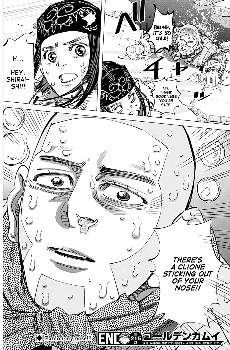 Golden Kamui Chapter 215 page 18 - Chapter 215: Angels of the Drift Ice