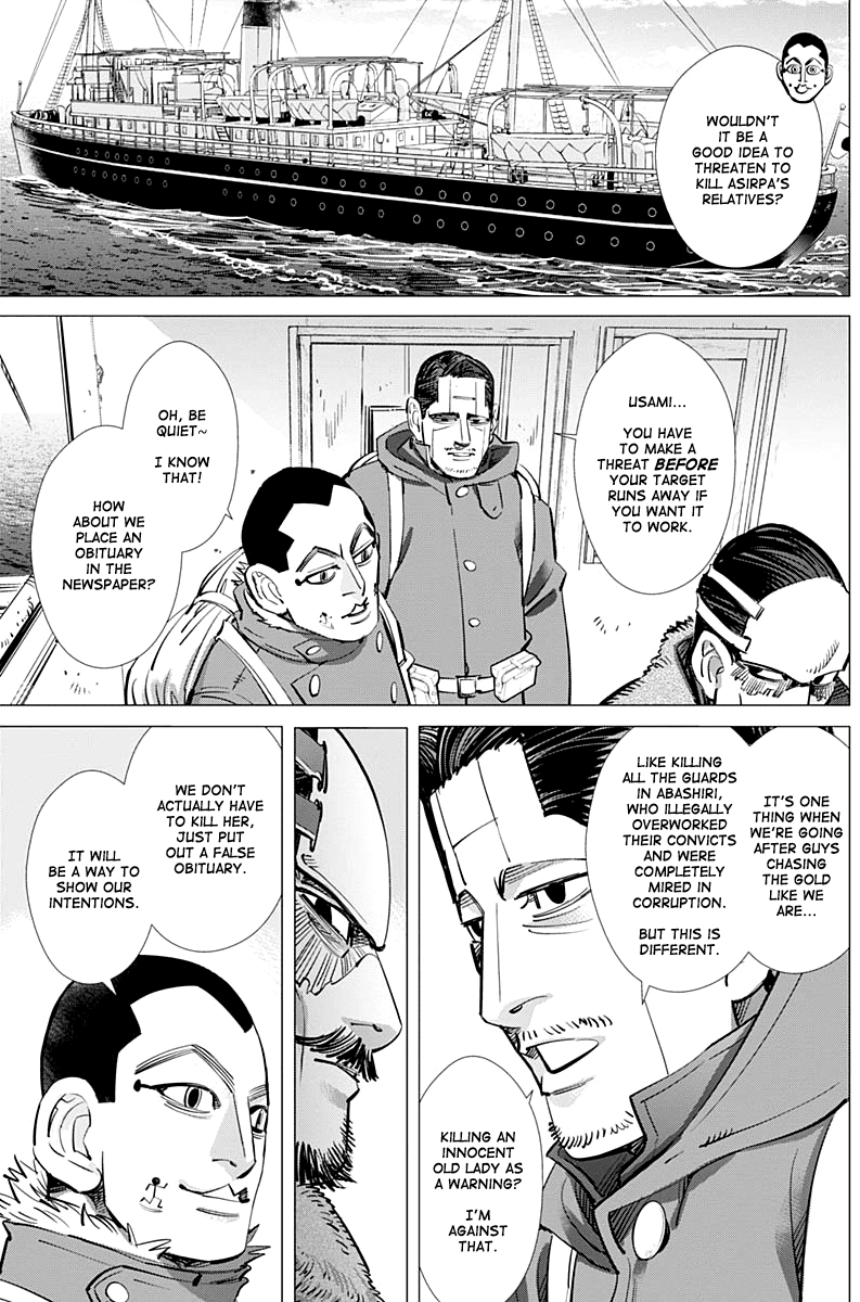 Golden Kamui Chapter 215 page 3 - Chapter 215: Angels of the Drift Ice