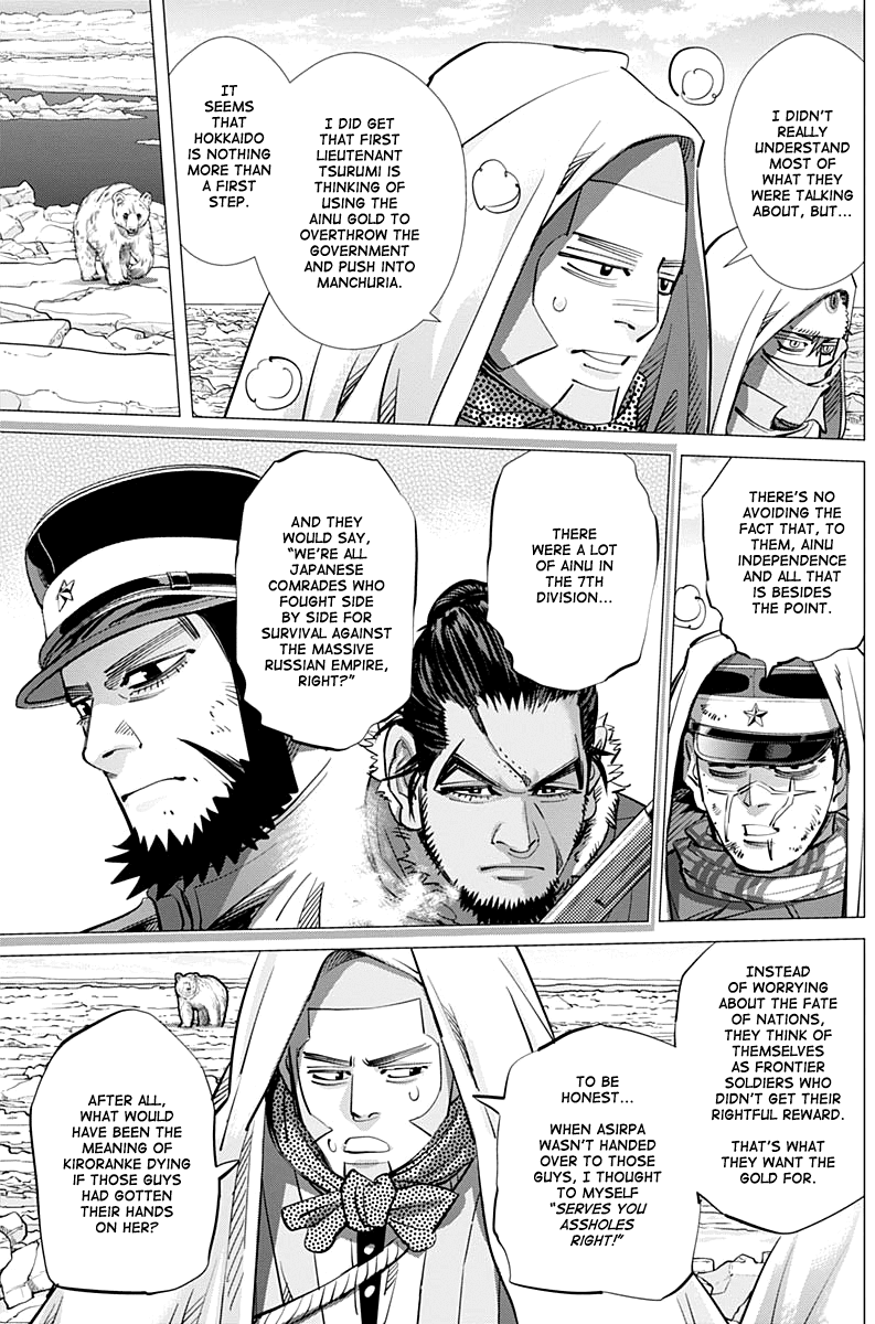 Golden Kamui Chapter 215 page 5 - Chapter 215: Angels of the Drift Ice