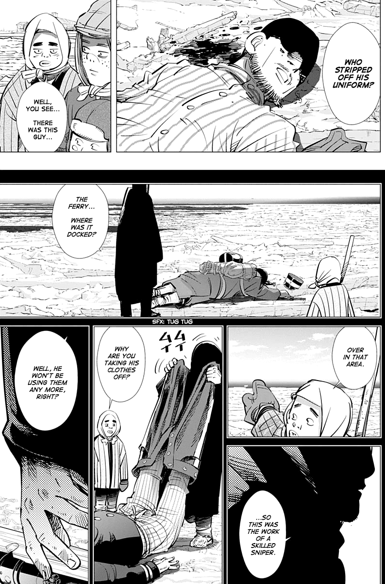 Golden Kamui Chapter 215 page 9 - Chapter 215: Angels of the Drift Ice