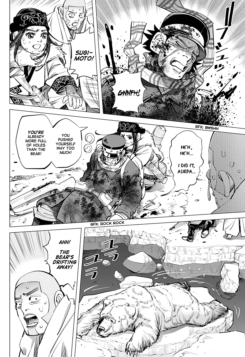 Golden Kamui Chapter 216 page 14 - Chapter 216: Mysterious White Bear