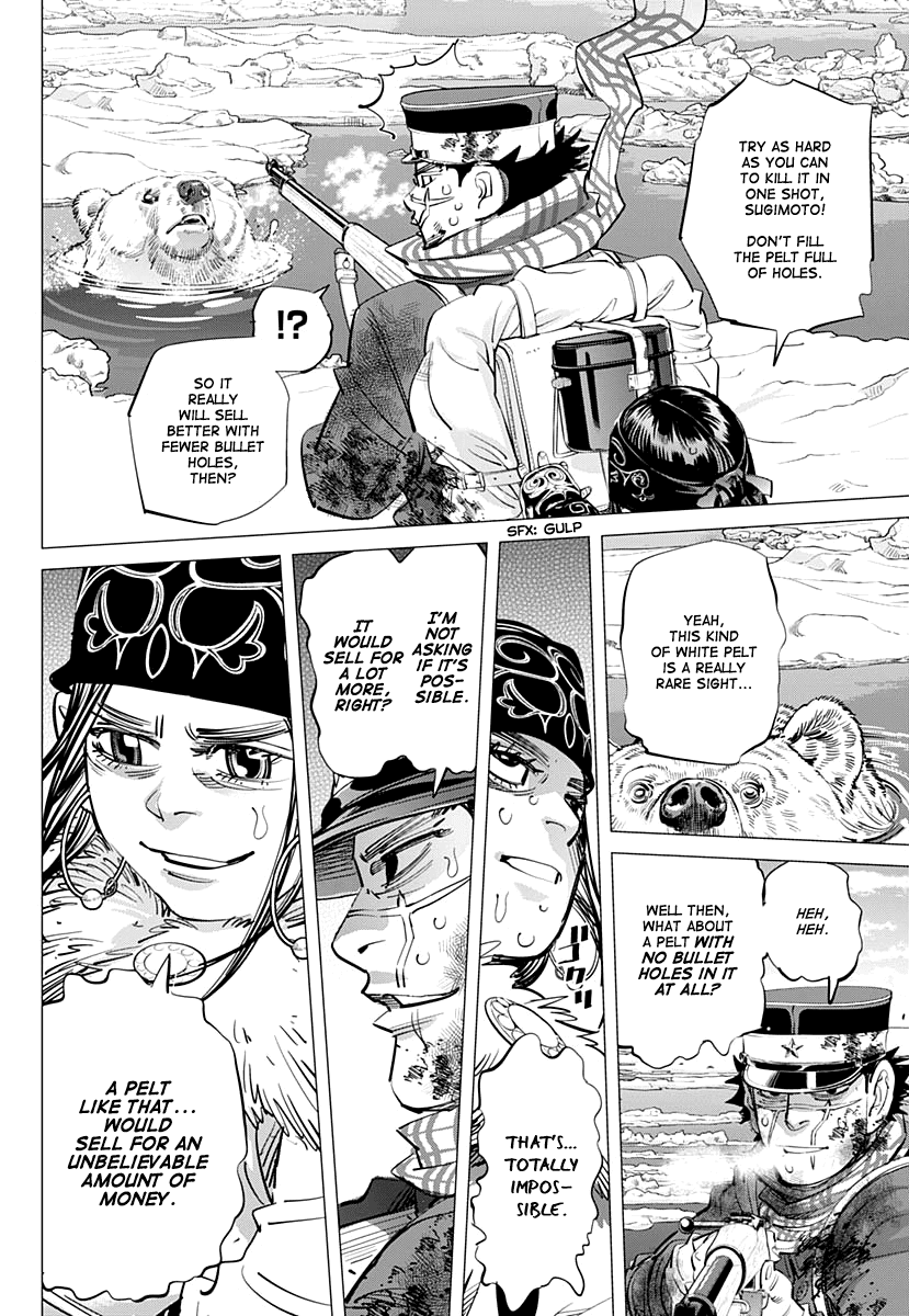 Golden Kamui Chapter 216 page 6 - Chapter 216: Mysterious White Bear