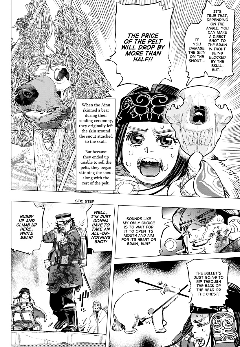Golden Kamui Chapter 216 page 8 - Chapter 216: Mysterious White Bear